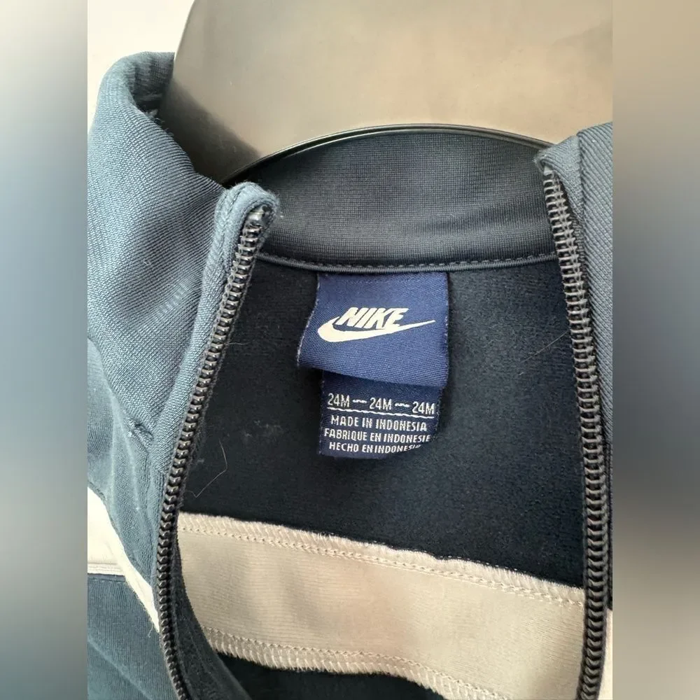 Nike Blue Toddler Full Zip Up Jacket - Size 24 Months